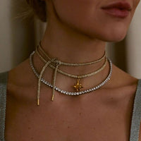 HART Gold Lurex Necklace Cord