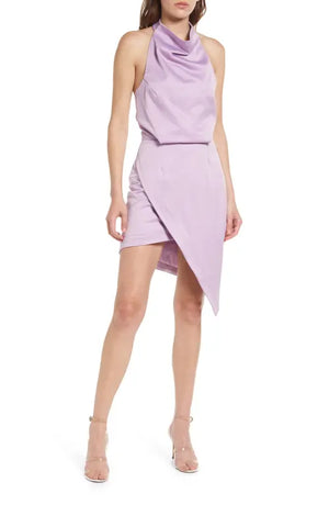Elliatt Camo Dress in Lilac