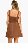 Camille Zip Front Mini Dress
