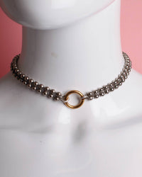 Ermine NY Small Pan Choker Necklace