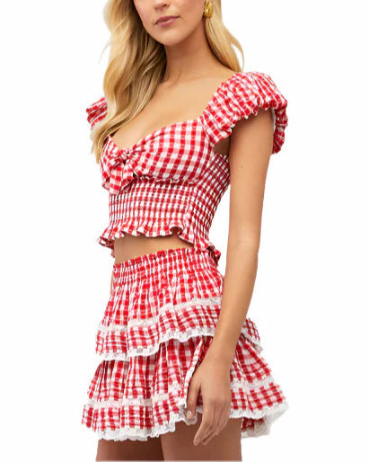 Love Shack Fancy Isalia Top