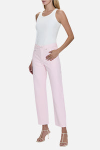 Pistola Lexi Mid Rise Bowed Straight Jeans