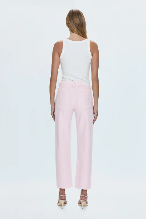 Pistola Lexi Mid Rise Bowed Straight Jeans