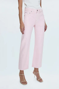 Pistola Lexi Mid Rise Bowed Straight Jeans