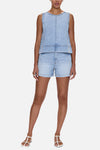 Pistola Rue Denim Pop Over Swing Shirt