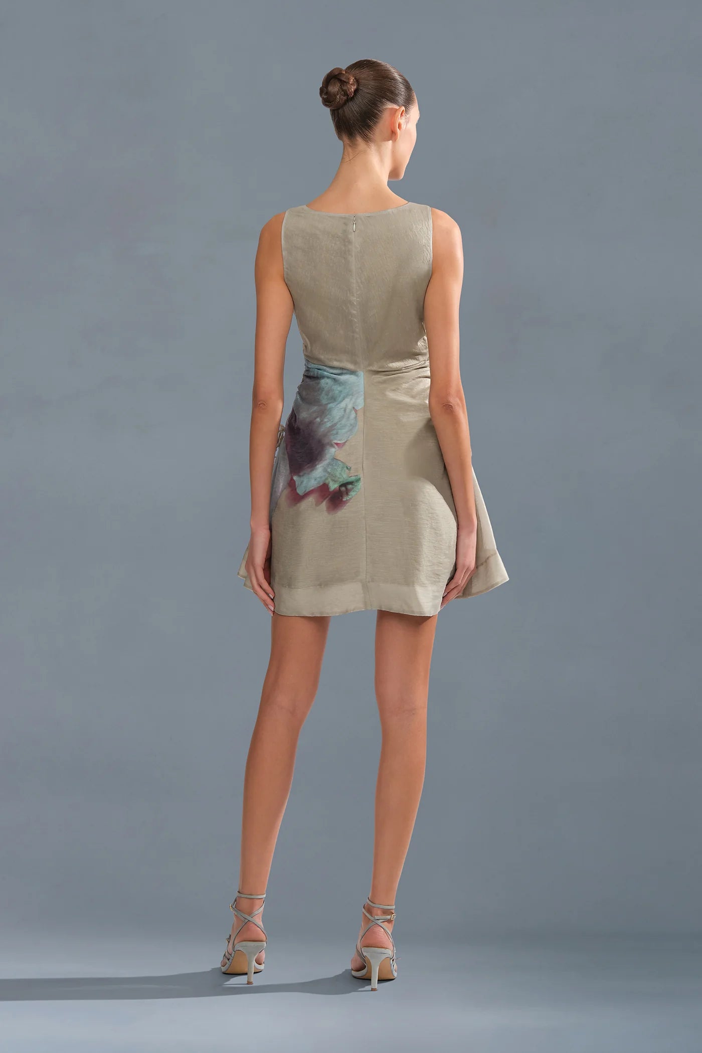 AMUR Waverlyn Ruched Mini Dress