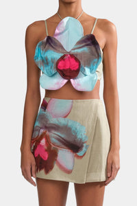 AMUR Maisie 3D Orchid Top