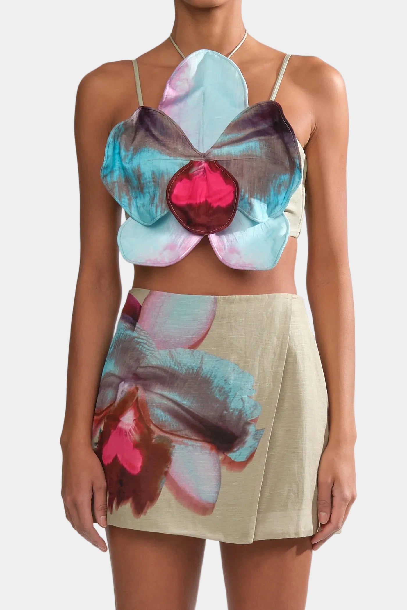 AMUR Maisie 3D Orchid Top
