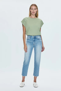 Pistola Charlie High Rise Classic Straight Ankle Jeans