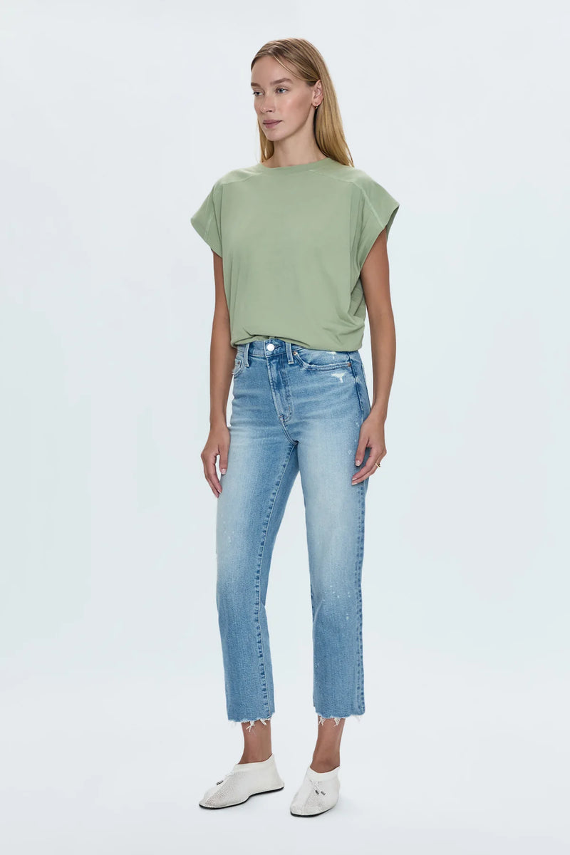 Pistola Charlie High Rise Classic Straight Ankle Jeans