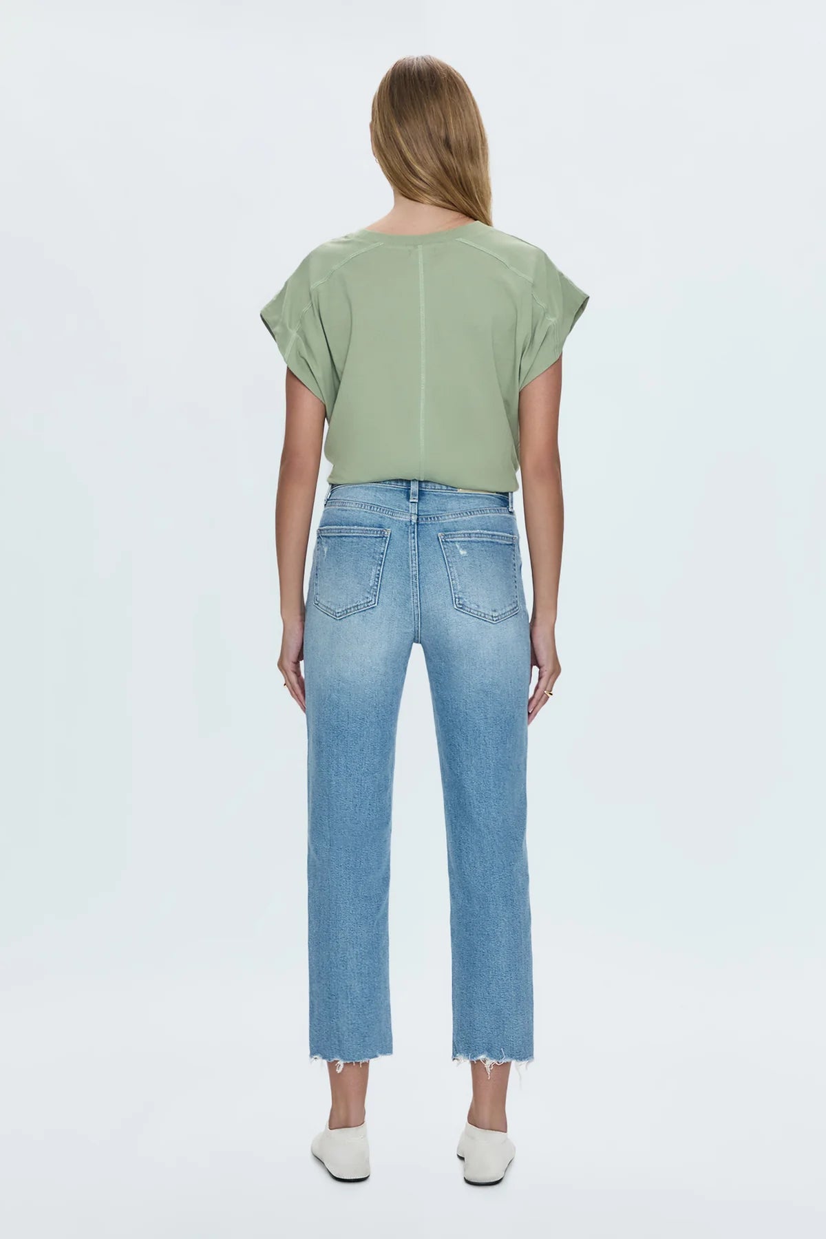 Pistola Charlie High Rise Classic Straight Ankle Jeans