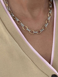 BRACHA Mini Roxy Oval Link Necklace