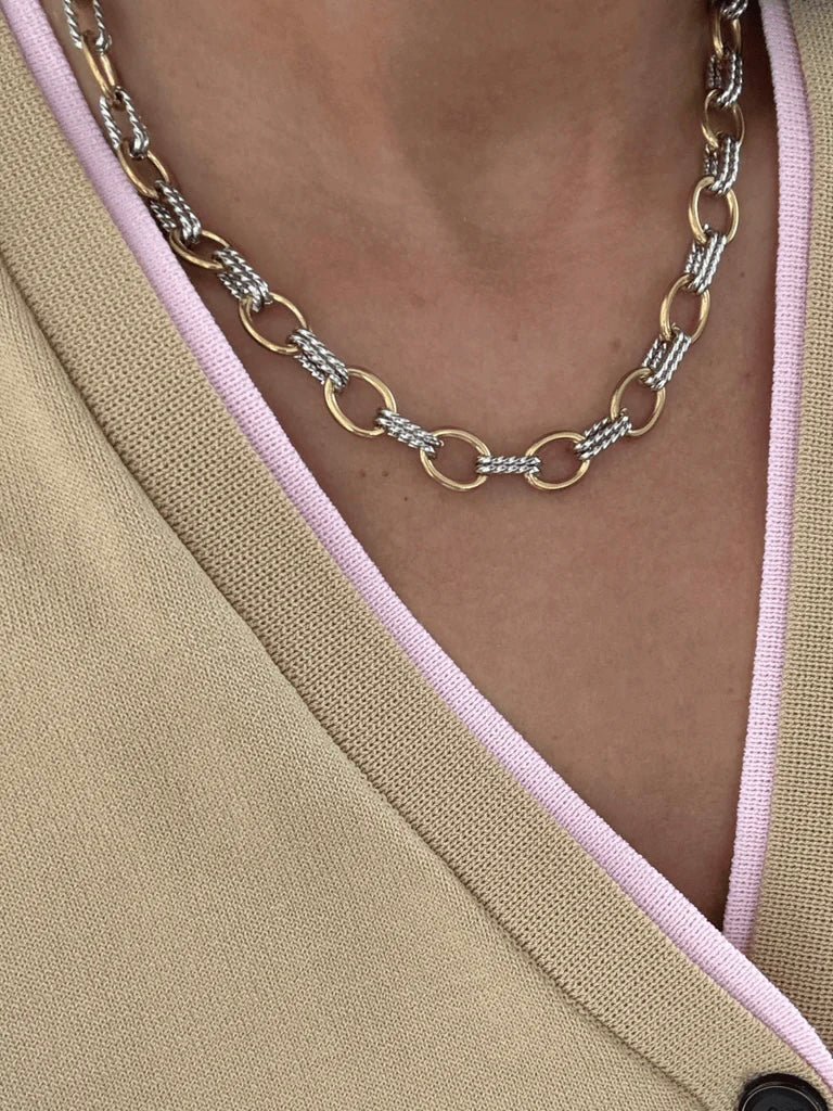 BRACHA Mini Roxy Oval Link Necklace