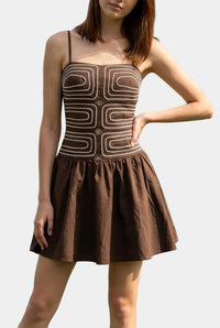 Meena Cutout Detail Mini Dress