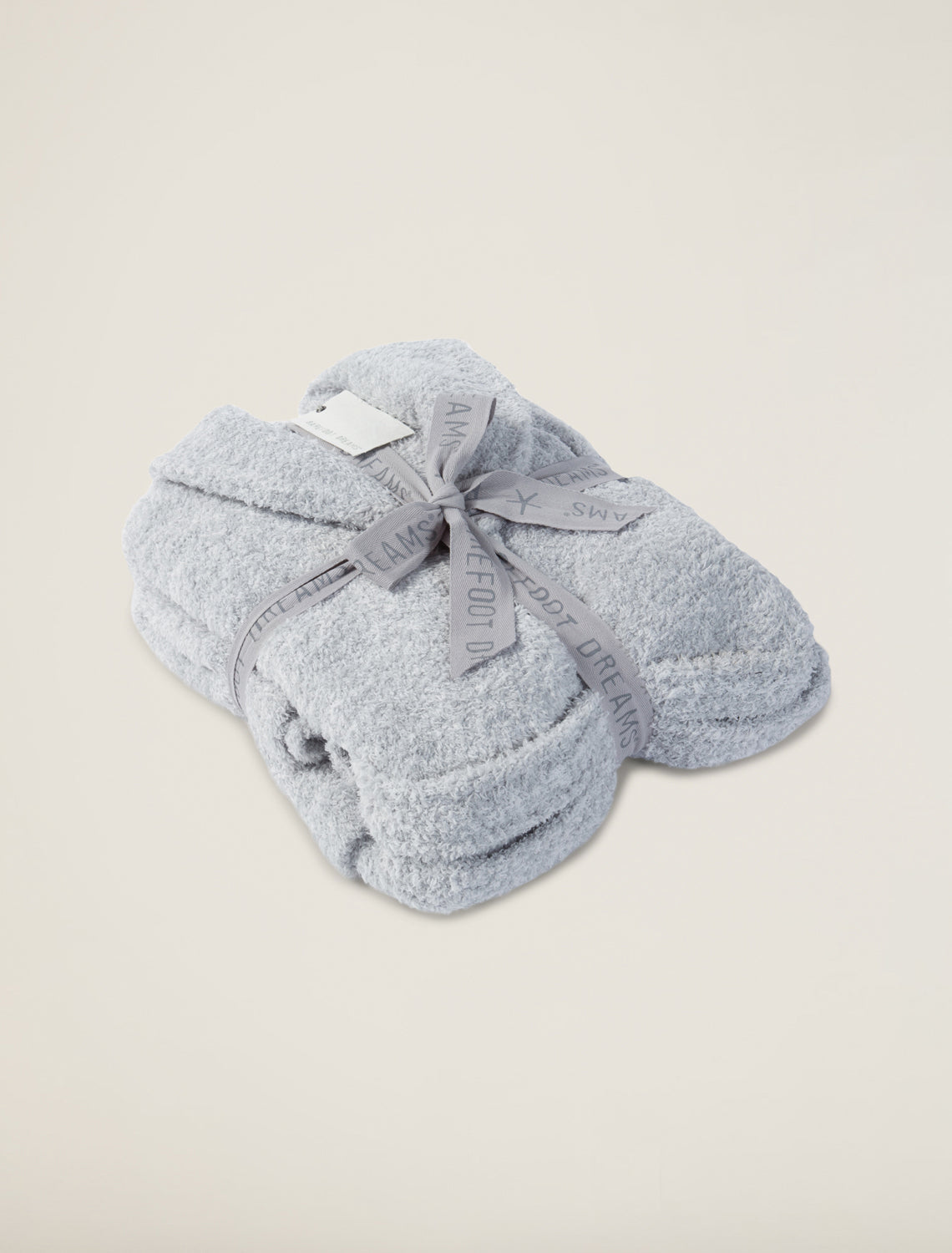 Barefoot Dreams CozyChic® Adult Robe in Heathered Ocean / White