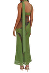 Layla Scarfed Floral Maxi Dress