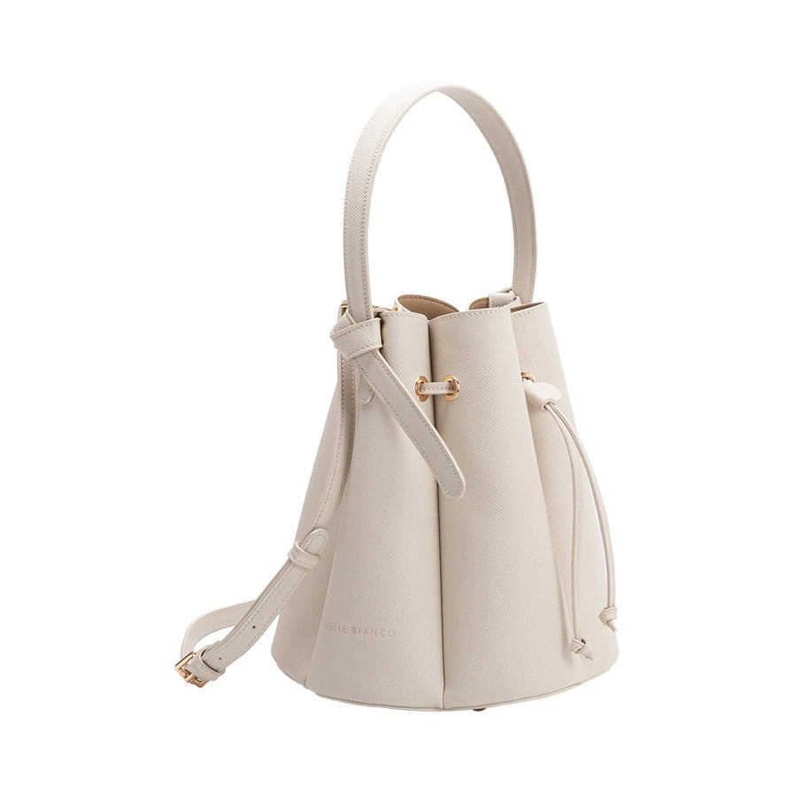 Melie Bianco Laguna Top Handle Bag in Bone
