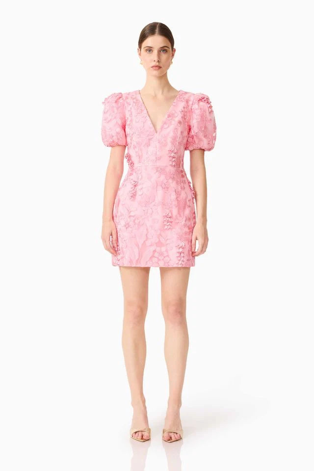 Elliatt Monique Puff Sleeve Mini Dress