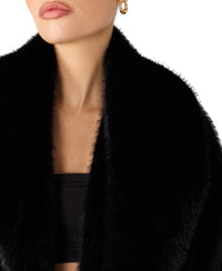 Steve Madden Hestia Crop Coat in Black