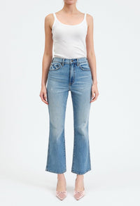 DAZE Soho High Rise Ankle Flare Jeans