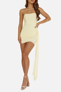 Romelle Drape Mini Dress