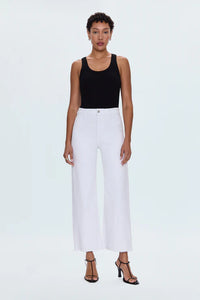 Pistola Penny High Rise Wide Leg Jeans in Blizzard