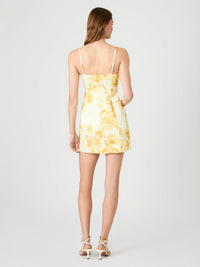 French Connection York Satin Sophie Fleur Mini Dress