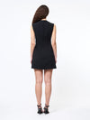 French Connection Whisper Ruth Square Neck Mini Dress in Black