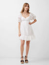 French Connection Alissa Cotton Broderie Dress