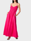 French Connection Poplin Ruched Maxi Dress