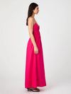 French Connection Poplin Ruched Maxi Dress