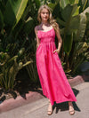 French Connection Poplin Ruched Maxi Dress