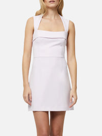 French Connection Whisper Foldover Square Neck Mini Dress