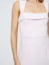 French Connection Whisper Foldover Square Neck Mini Dress
