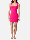 French Connection Whisper Foldover Square Neck Mini Dress