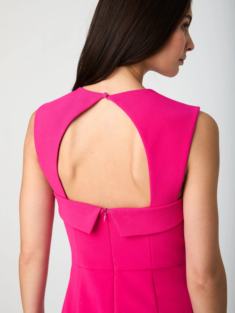 French Connection Whisper Foldover Square Neck Mini Dress