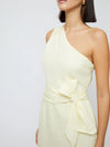 French Connection Birdie Linen Shoulder Tie Mini Dress