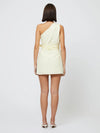 French Connection Birdie Linen Shoulder Tie Mini Dress