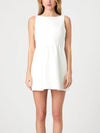 French Connection Whisper Boat Neck Mini Dress
