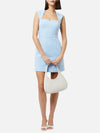 French Connection Whisper Notched Square Neck Dress