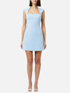 French Connection Whisper Notched Square Neck Dress
