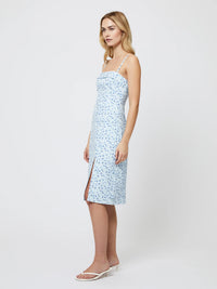 French Connection Echo Crepe Strappy Midi Dress