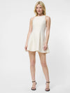 French Connection Structured Taffeta Flare Mini Dress