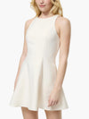 French Connection Structured Taffeta Flare Mini Dress