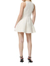 French Connection Structured Taffeta Flare Mini Dress