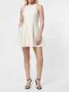 French Connection Structured Taffeta Flare Mini Dress