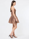 French Connection Polka Dot Structured Mini Dress