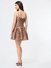 French Connection Polka Dot Structured Mini Dress