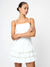 French Connection Whisper Tiered Ruffle Mini Dress