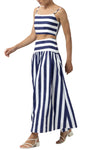 Lusana Oliver Poplin Top and Maxi Skirt Set